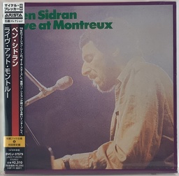 Ben Sidran - Live at Montreux (CD novo) réplica mini LP